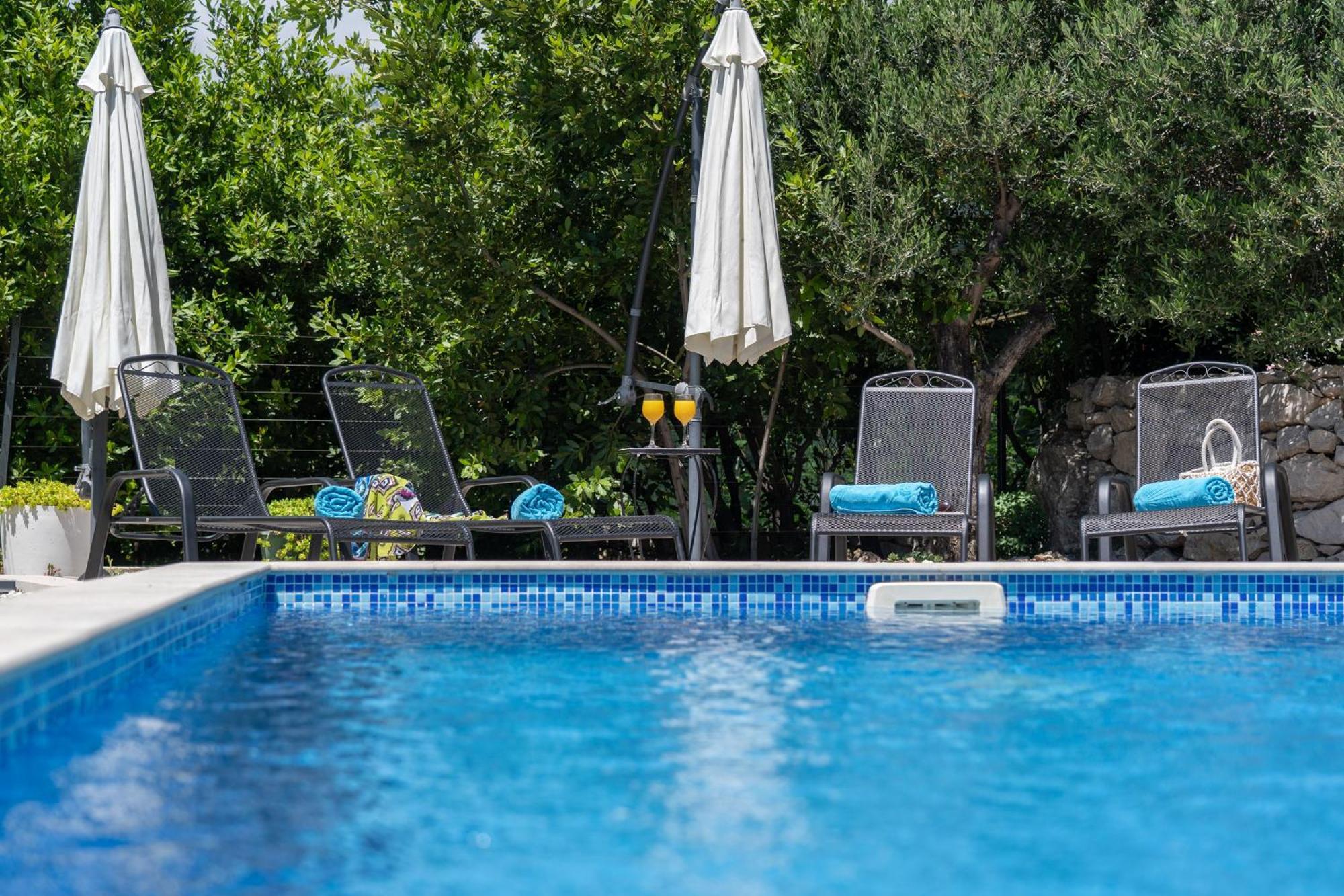 Villa With Sea View Подгора Экстерьер фото