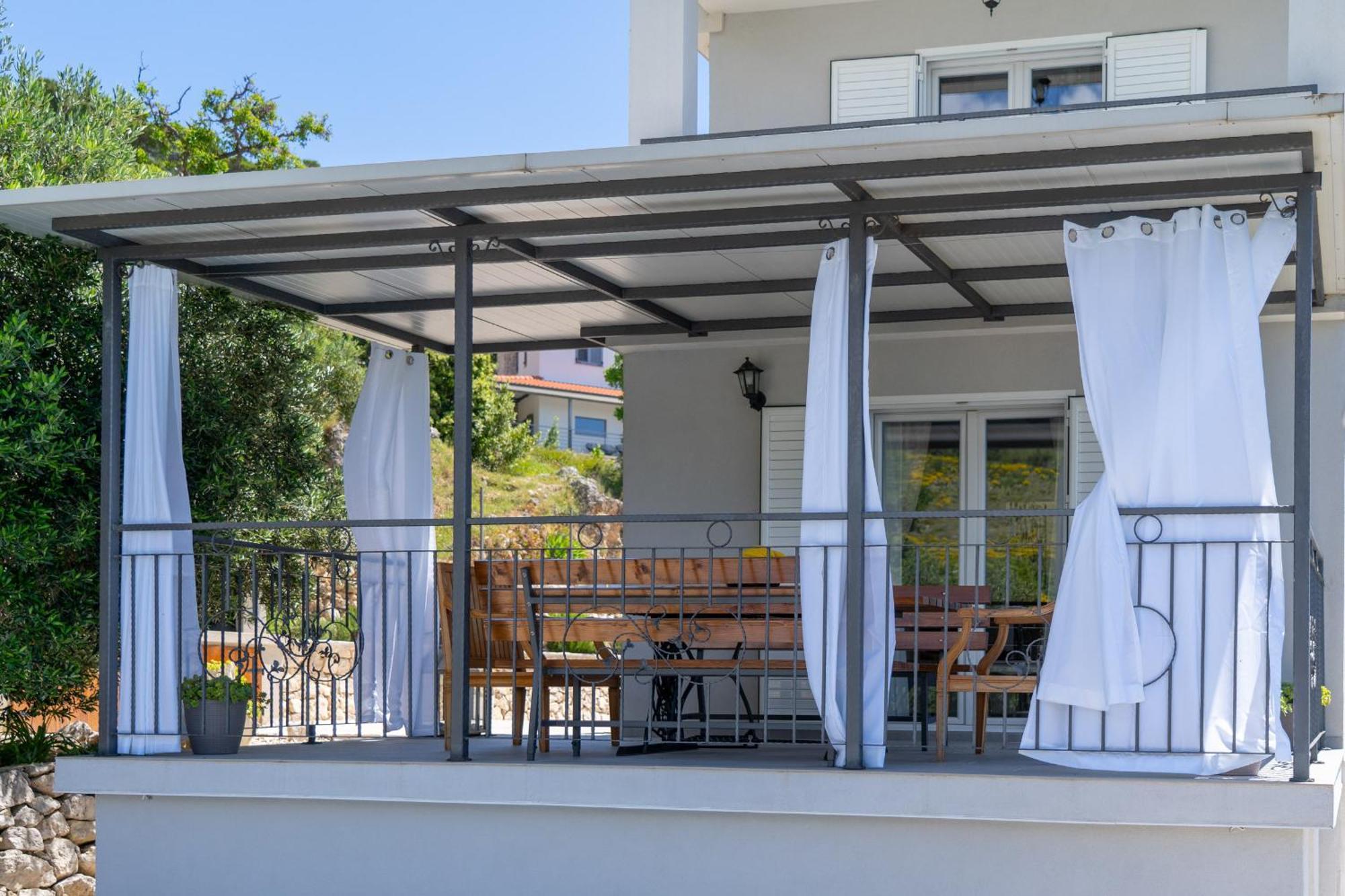 Villa With Sea View Подгора Экстерьер фото