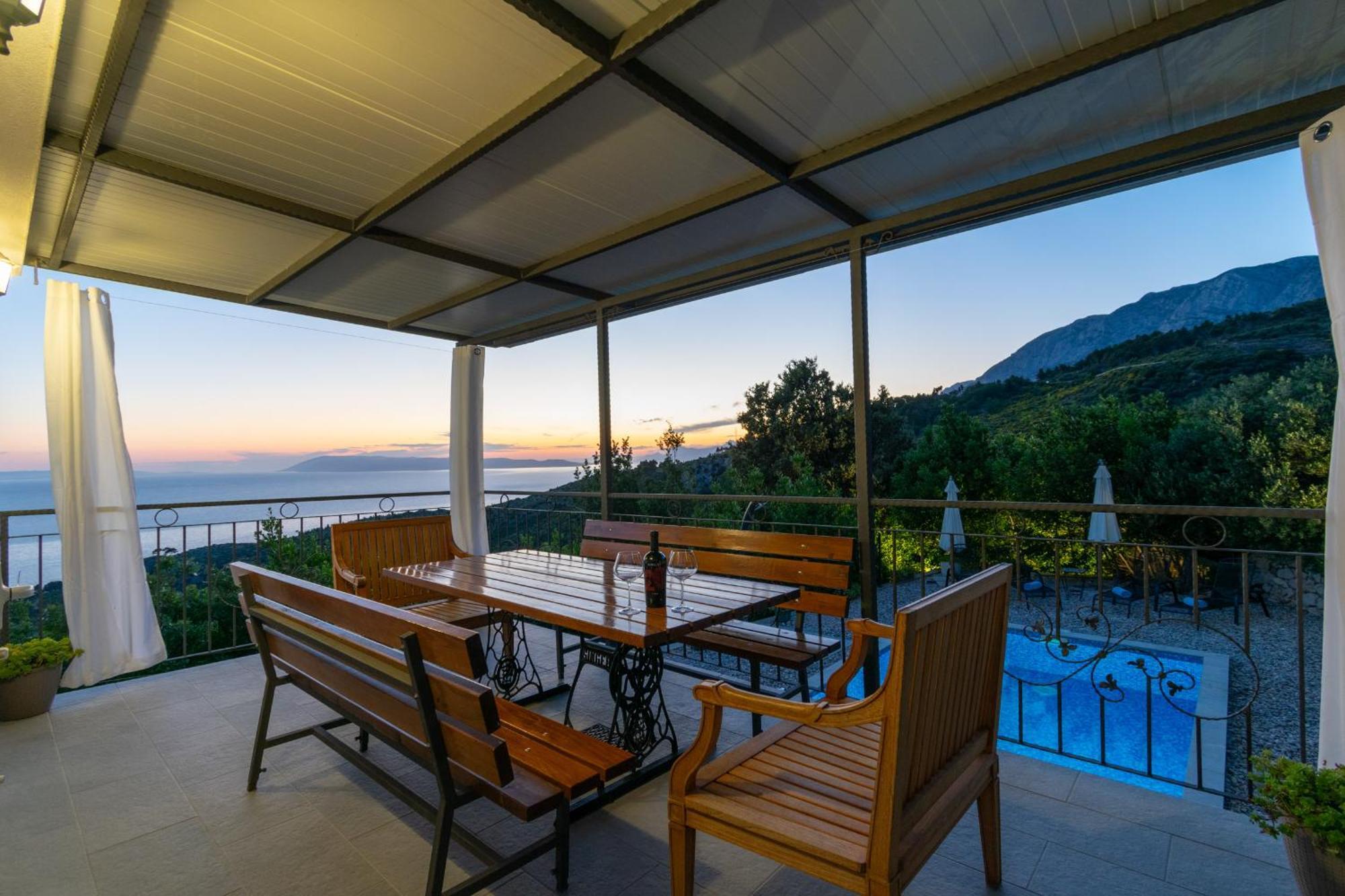 Villa With Sea View Подгора Экстерьер фото