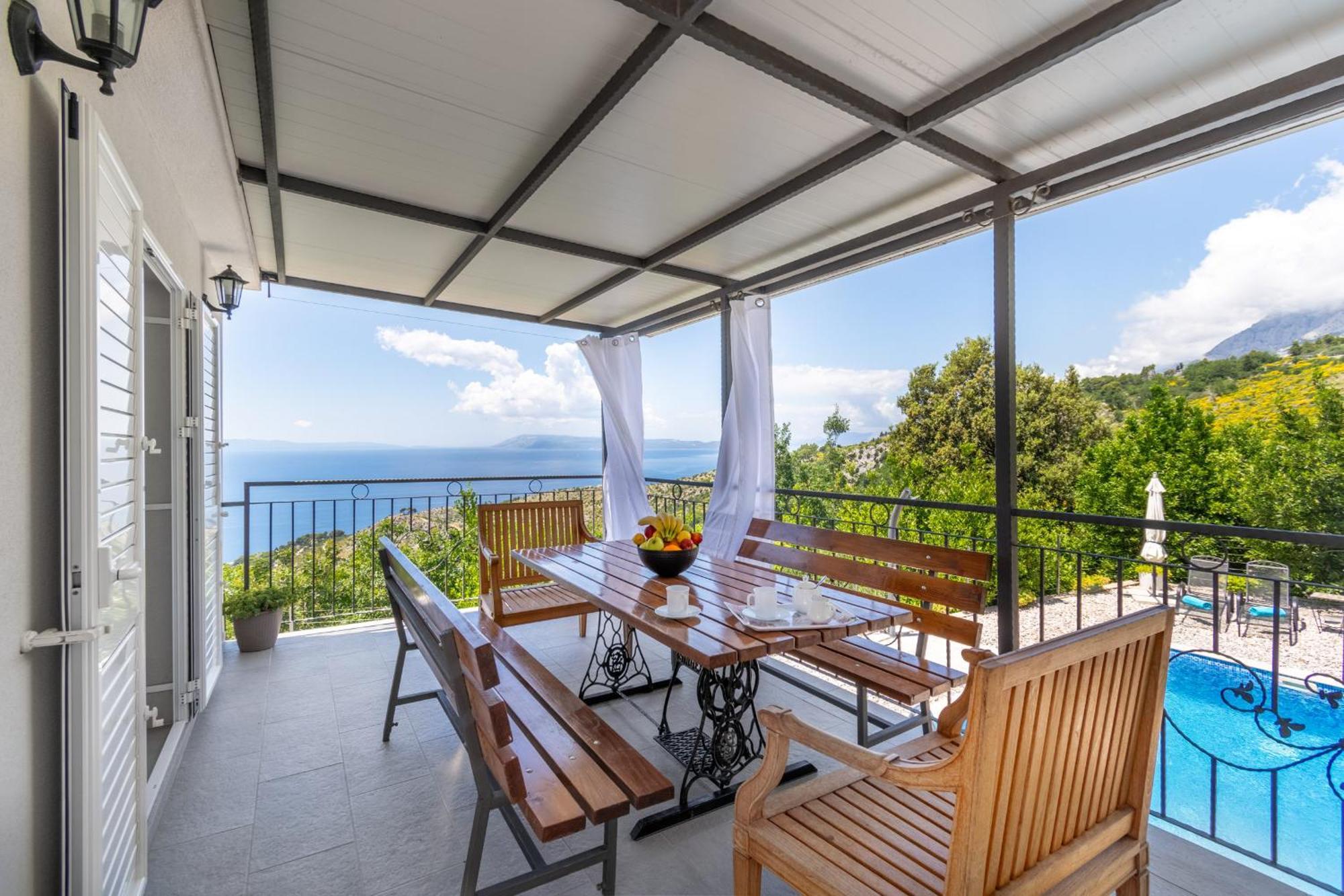 Villa With Sea View Подгора Экстерьер фото