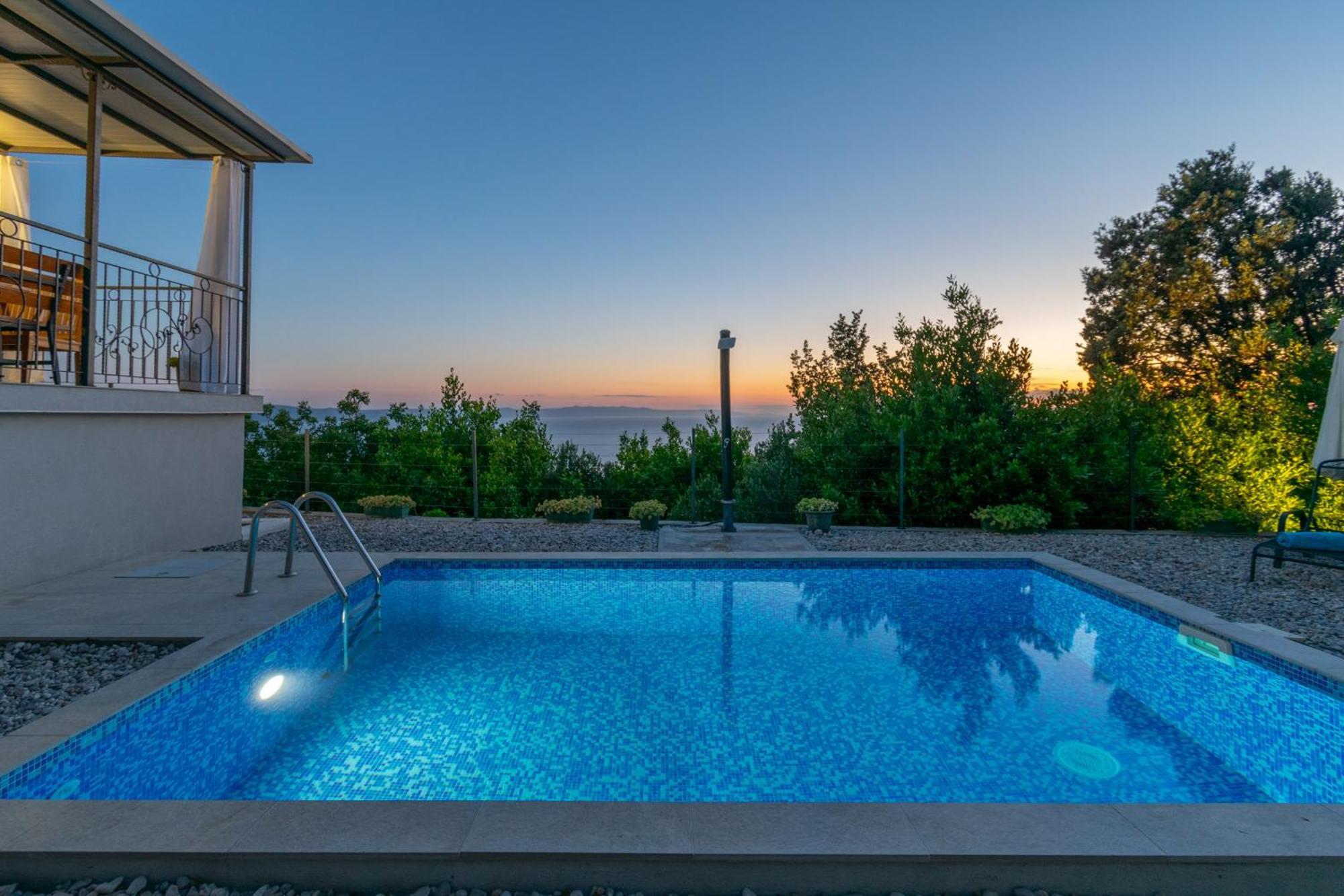 Villa With Sea View Подгора Экстерьер фото
